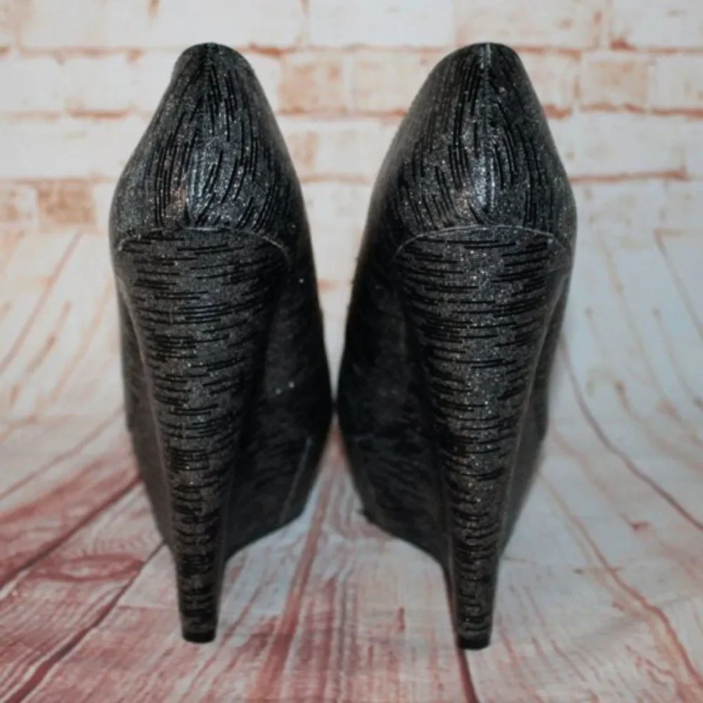 Steve Madden Open Toe Platform Shoes Size 7